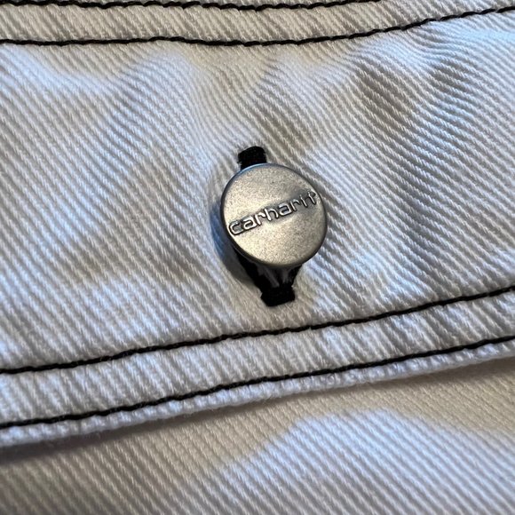 Carhartt Work In Progress Collared Denim Button Down Long Sleeve - Picture 5 of 11